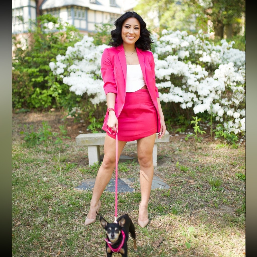 Express Pink Open Blazer, Size XS